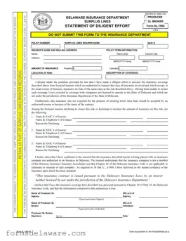 Fill a Valid Delaware Sl Form